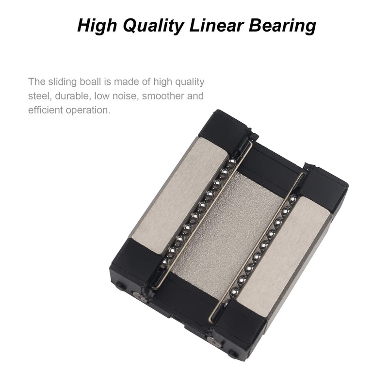 ENOMAKER Ender 3 Upgrade Linear Rail Guide Kit X Axis with Direct Drive Extruder Bracket, MGN12C Bearing Stainless Steel Guideway Slider Improve Speed for Creality Ender 3 Pro V2(300mm C-Type) Ender 3/Pro/V2 Rail Guide(X Axis)