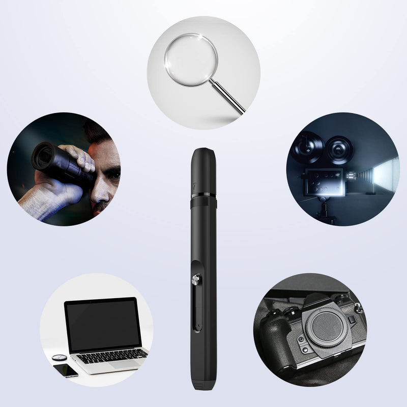 [Australia - AusPower] - Vsgo V-P01e Professional Lens Cleaning Pen Lens Brush Double-Ended Lens Pen With Soft Brush And Nano Optical Carbon Compatible For Camera Lens Cleaning, Optical Lens, Glasses Cleaning And Other Lenses 
