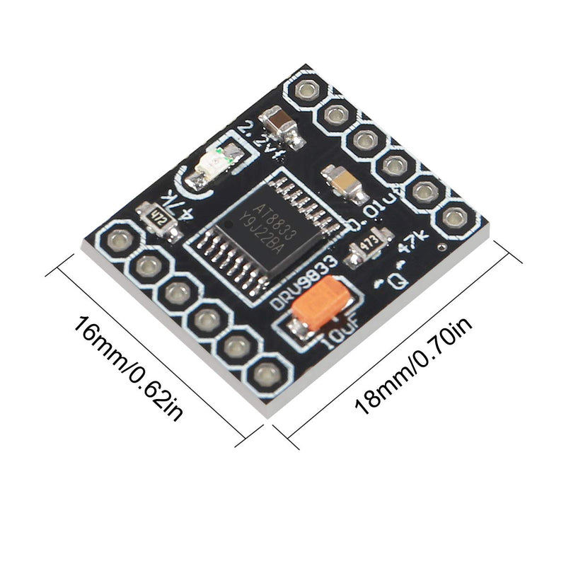 [Australia - AusPower] - 8pcs DRV8833 Motor Drive Module 1.5A Dual H Bridge DC Gear Motor Driver Controller Boa 