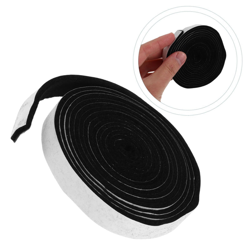 Flame Retardant Seal Tape for Doors and Windows High Density Self-Adhesive Weather Stripping Insulation Foam Strip Fire Resistant Gasket for BBQ Grills and Ovens 70.86 X 0.51 in