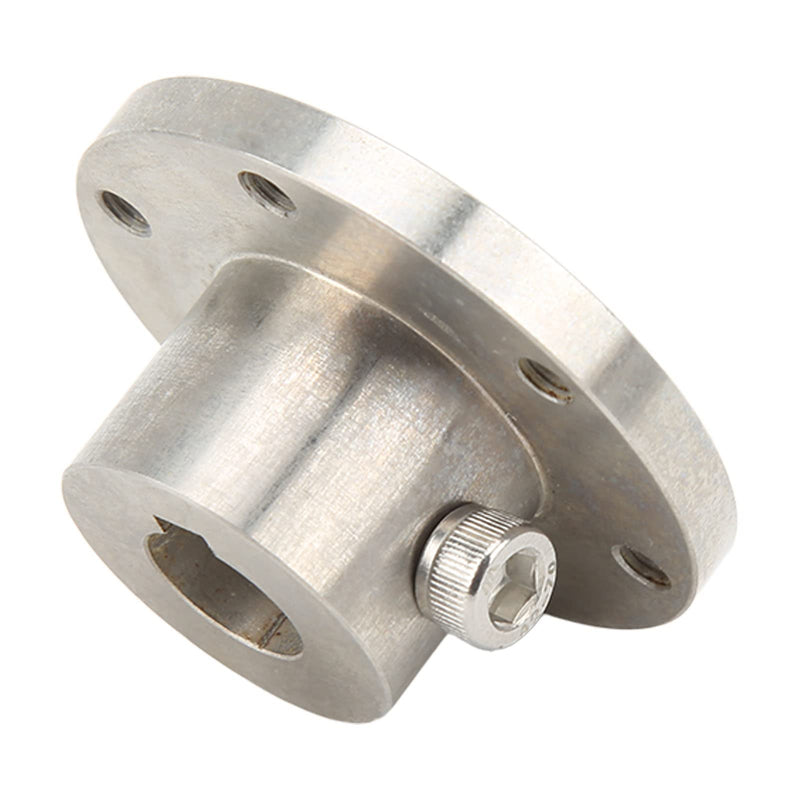 [Australia - AusPower] - 14mm Stainless Steel Flange Coupling With Chain Slot, Motor Connector RC Shaft Coupler Replacement Parts for DIY RC Model 