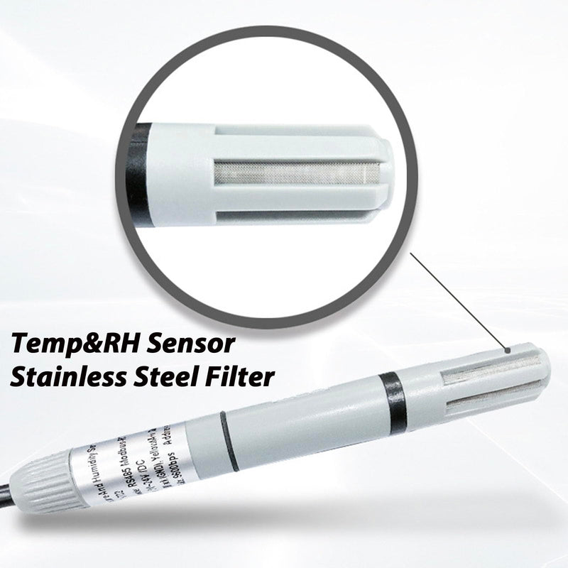 [Australia - AusPower] - RTU Temperature Sensor, Modbus Greenhouse Humidity Monitor, RS485 Thermometer, Calibrated High Accuracy Analog Humidity Transmitter, -40℃ to 125℃ Temp Sensor 