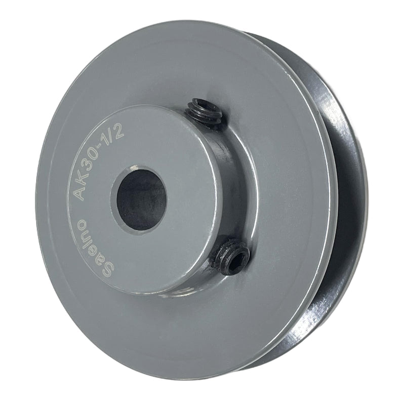 [Australia - AusPower] - AK30-1/2 v Belt Pulley 1/2 inch Bore 3" OD,V Belt Sheave Cast Iron for A 3L 4L V-Belts,AK3012 Pulley 1/2"Bore,3.05"OD 1 Groove 