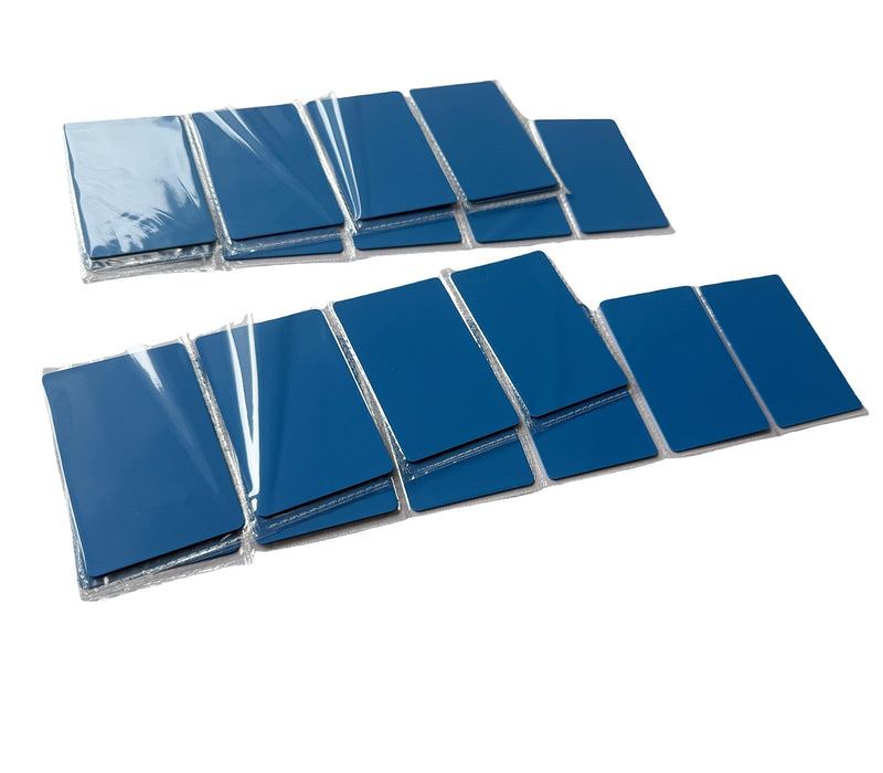 20pcs 13.56MHz IC Card, MF Calc 1k RFID Intelligent Access Control Management Card, NFC Tag (Blue) Blue