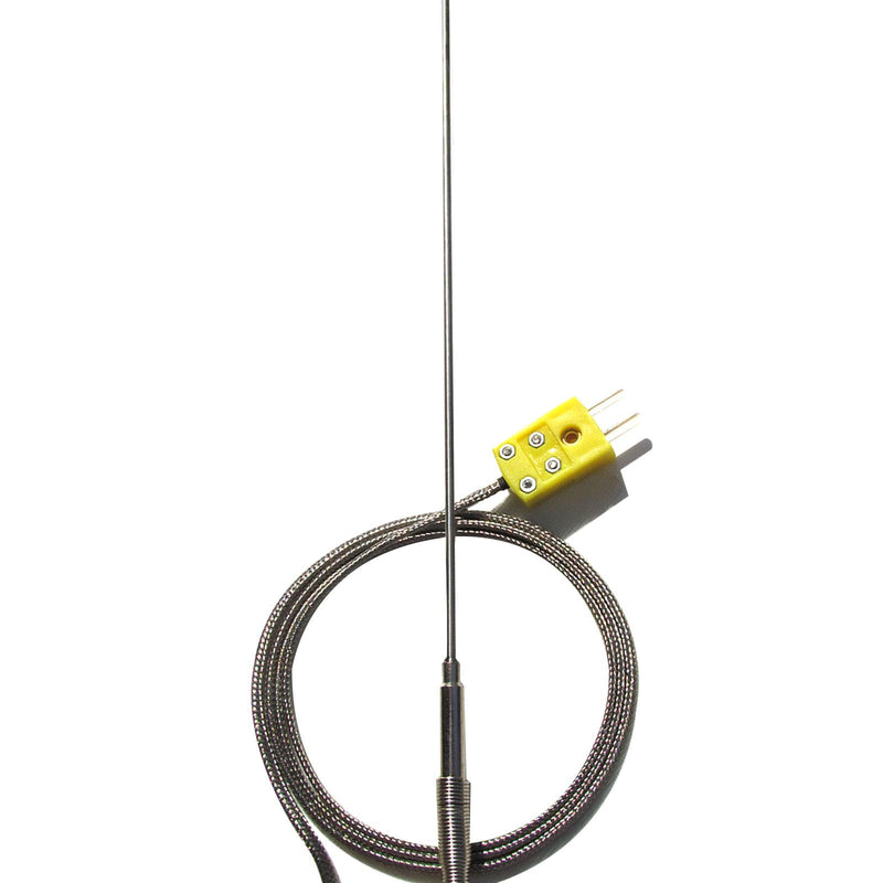 [Australia - AusPower] - K-Type Thermocouple Probe TL1916SL -50°F~1100°F Range Ultra-Thin 0.06in x 40in Long High Temp Sensor for Furnace Lab, Automotive Cooking 