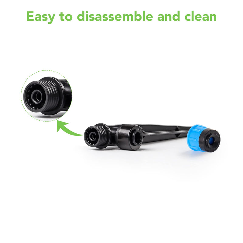[Australia - AusPower] - 30PCS Easy-Connect Drip Irrigation Emitters Fan Shape for 1/4 inch Irrigation Tubing, Adjustable Water Flow Drip Emitters with Stake Pack of 30 Blue 