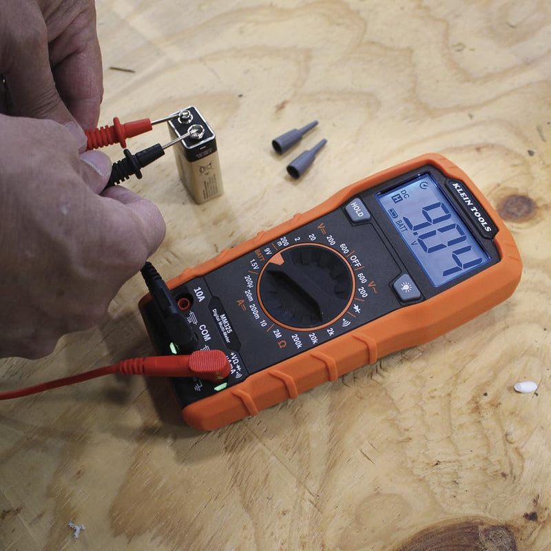 [Australia - AusPower] - Klein Tools MM325 Multimeter, Digital Manual-Ranging 600V AC/DC Voltage Tester, Tests Batteries, Current, Resistance, Diodes, and Continuity 
