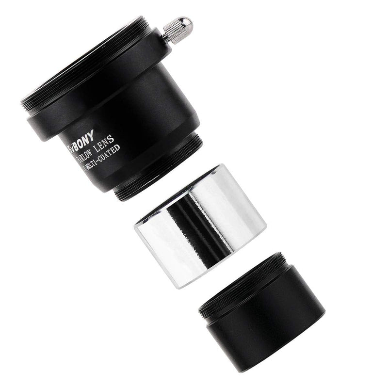 [Australia - AusPower] - SVBONY Barlow Lens 2X, 1.25 inch Barlow Lens with Multi Coated Broadband Green Film, Telescope Accessories with M42 Thread for Telescope Eyepiece 