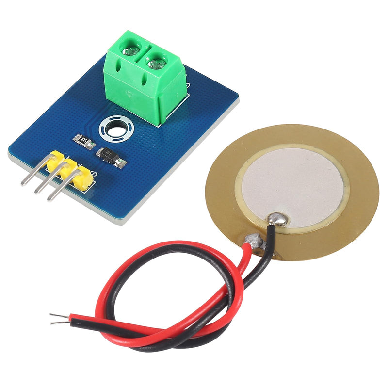 [Australia - AusPower] - 12pcs Piezoelectric Sensor Analog Ceramic Vibration Sensor Module 3.3V/5V Piezoelectricity for Arduino DIY KIT 