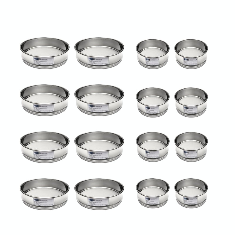 Lab Sieves 1800 Mesh, Economy Test Sieve #1800 Mesh, 4'' Diameter, 304 Stainless Steel Wire Cloth φ10×4.5cm 1800 Mesh（0.01mm）