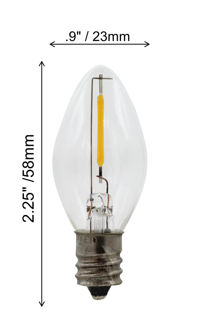 [Australia - AusPower] - Creative Hobbies® Single Light Replacement Clip in Lamp Cord for Christmas Village House Includes LED Light Bulb | 1 Pack 