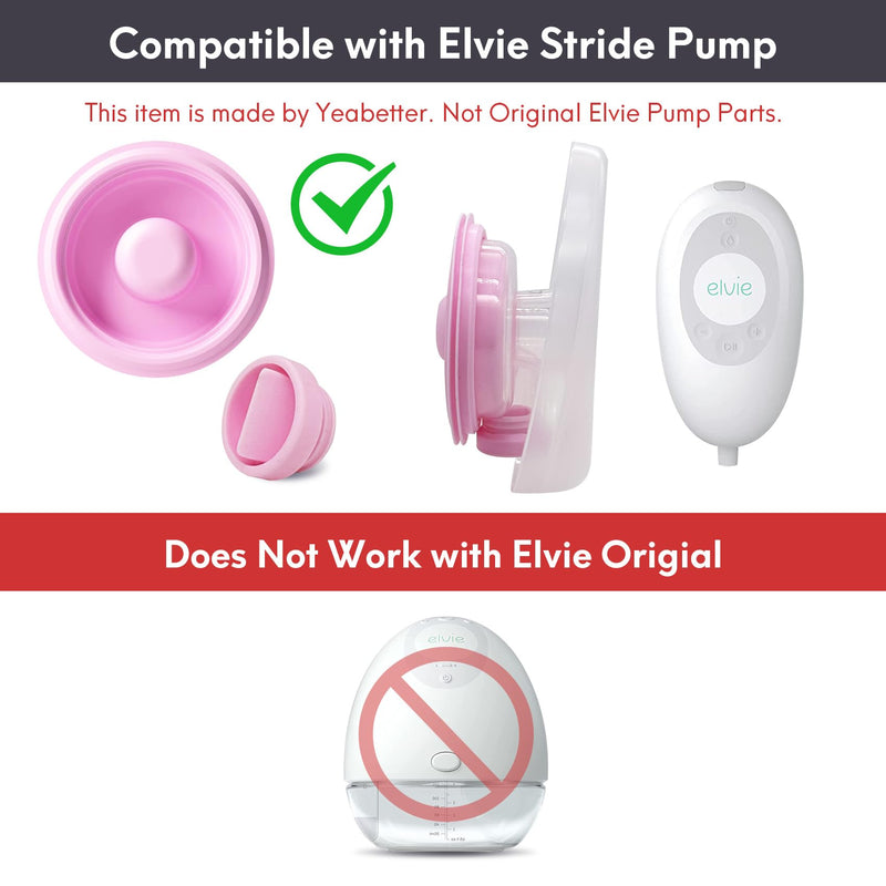 [Australia - AusPower] - 6 Pack Duckbill Valve & 3 Pack Pump Seals Compatible with Elvie Stride Pump, Replacement Breast Pump Parts, Silicone Diaphragm, Elvie Stride Membrane, Not Original Pump Part/Accessories 6-Valves 3-Dia (B) 