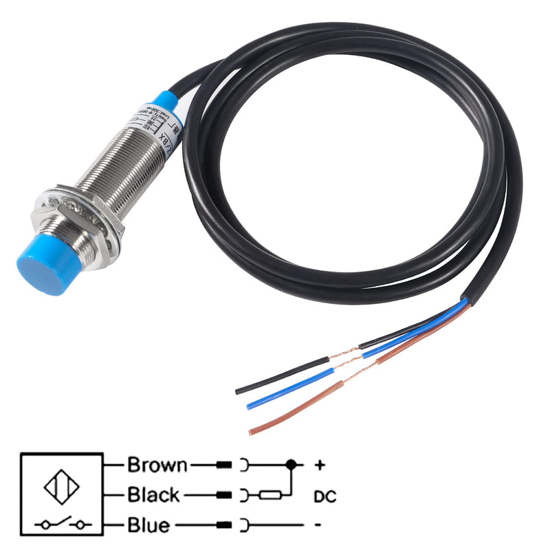 [Australia - AusPower] - 3Pcs LJ18A3-8-Z/BX NPN NO Inductive Proximity Sensor Switch Detector 8mm Detecting Distance DC 6-36V M18 Approach Switch 300mA 3 Wire LJ18A3-8-Z/BX for 3D Printer Probe Bed Leveling, MCU Board LJ18A3-8-Z/BX) 