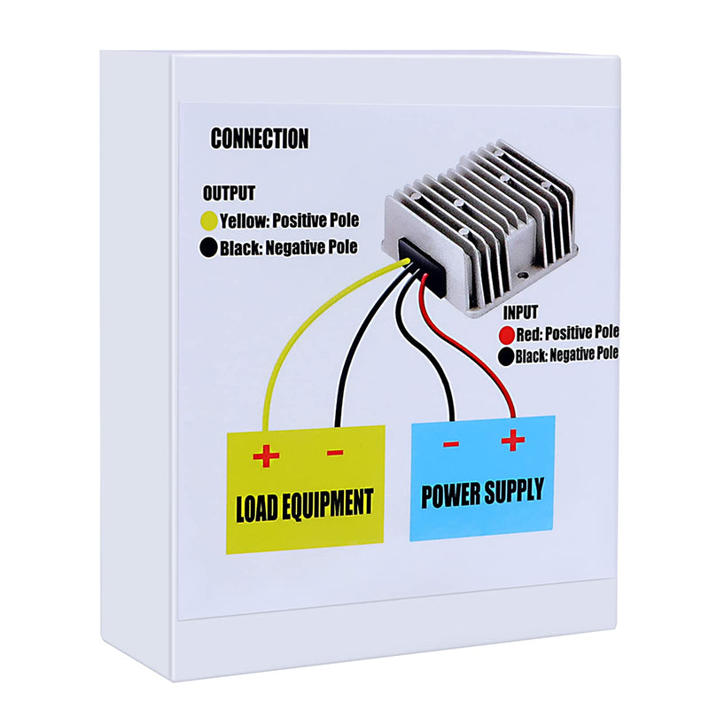 20A 240W 12v Golf Cart 48V 36V to 12V Converter Voltage Regulator Reducer Transformer with Fuse