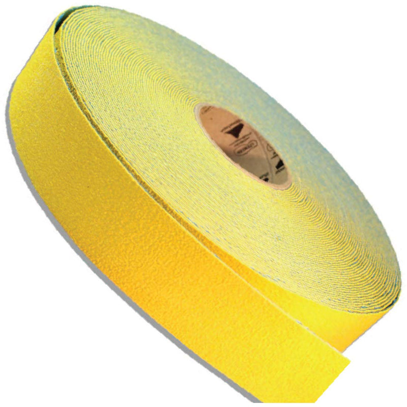 DuraMark Slip Resistant Sensory Path and Safety Outdoor Heavy Duty Rubber Base RPT-750 Yellow Reflective Pavement Marking Tape -(1" X 36" Pack of 6 Strips) 1" X 36"