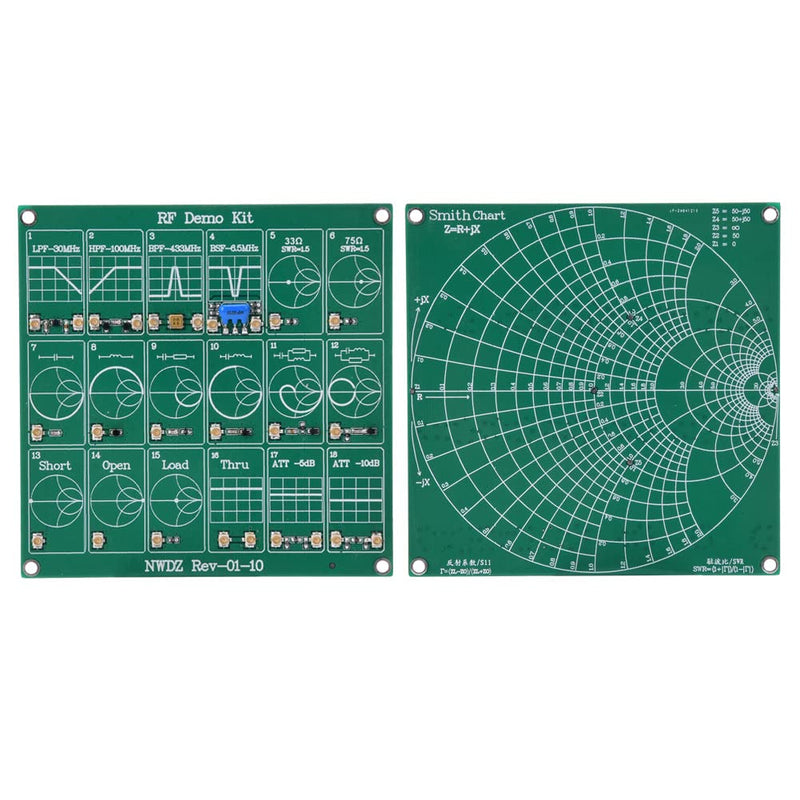 Ausla HF Test Board for NanoVNA, Frequency Demo Kit | Calibration board for vector network analyzers, versatile testing options, for RF measurements