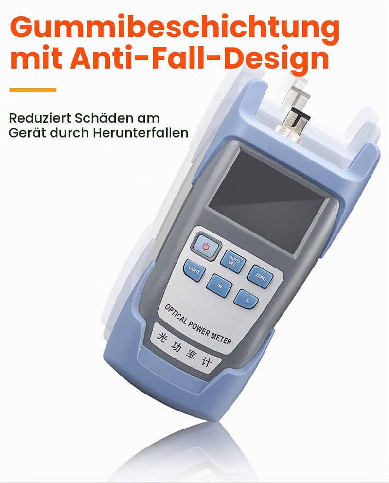 FTTH Fiber Optical Power Meter Fiber Optical Cable Tester 70dBm~+10dBm Working Wavelength 850-1625nm
