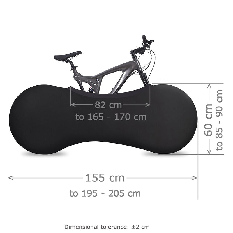 [Australia - AusPower] - Stretchy Bike Wheel Cover, Anti-dust High Elastic Outdoor Indoor Washable Bicycle Protection Storage Bag Blue Striped 