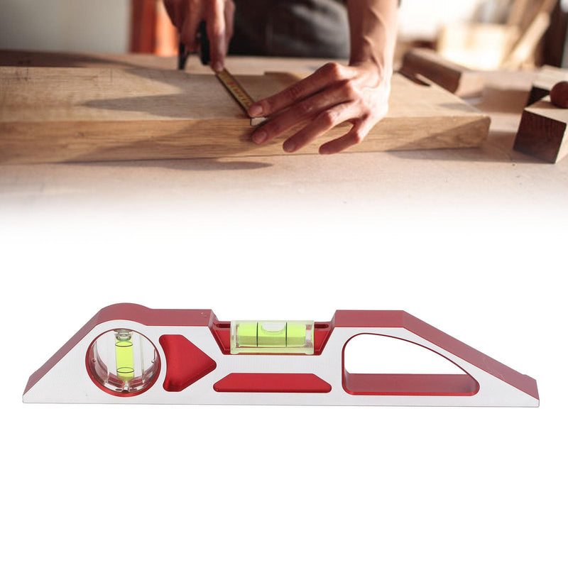 [Australia - AusPower] - Torpedo Level, 90 180 Degree Bubble Level, Construction Levelers, High Precise Leveling Tool, Aluminum Alloy Woodworking Angle Ruler 
