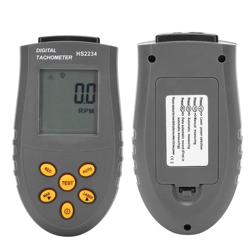 [Australia - AusPower] - Digital Tachometer for Vehicles Night Vision Display Speedometer with Easy Mounting Black 