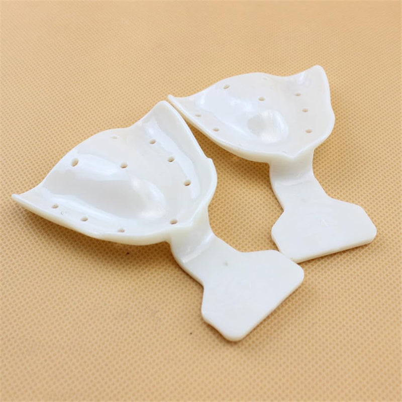 [Australia - AusPower] - Dental Impression Trays Autoclavable Teeth Holder Edentulous Jaws Impression Trays, Dental Lab Tool 17pcs/Set 