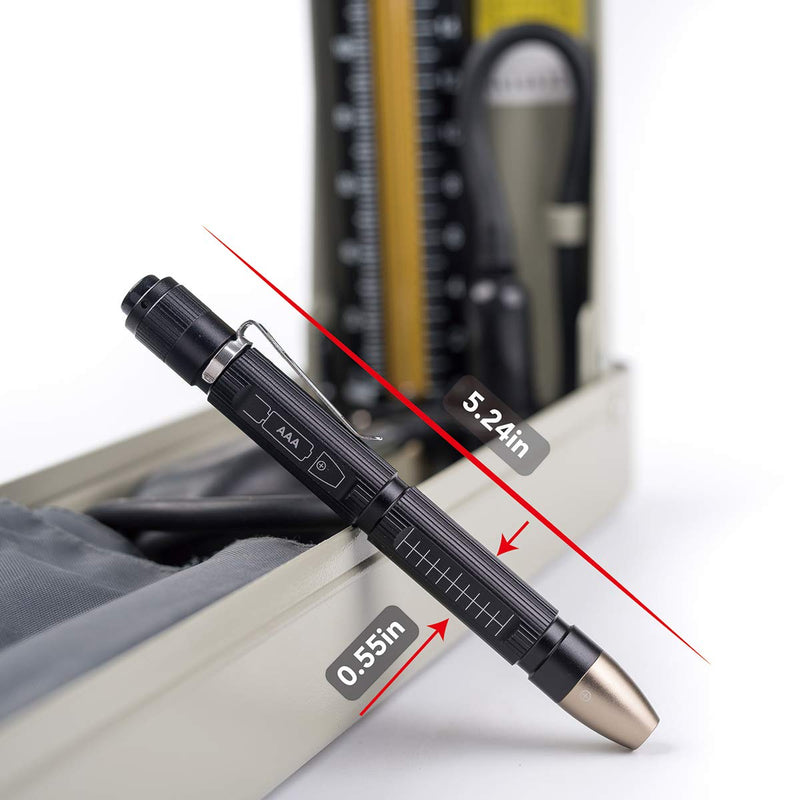 [Australia - AusPower] - Weltool M6-Dr Diagnostic Medical Penlight No-Glare for Doctor Nurse Inspection Torch Medical Care Emergency Pocket Pen Light with Clip 