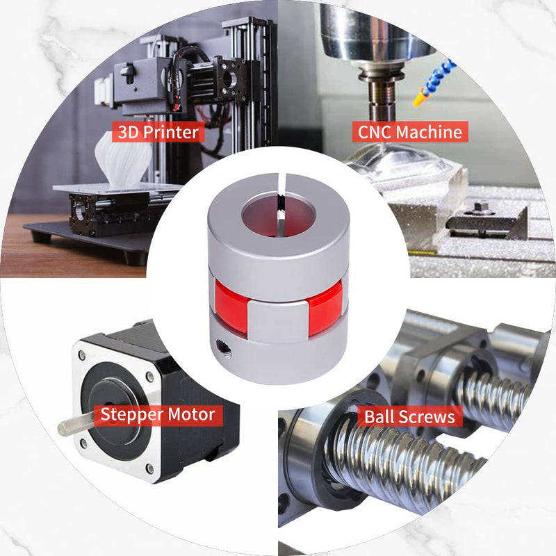 [Australia - AusPower] - D30 L35 10mm to 14mm Aluminum Flexible Shaft Coupling, Flexible Spider Coupling Shaft Coupler for Servo Stepper Motor 3D Printer DIY Encoder CNC Machine 10-14mm D30 L35 