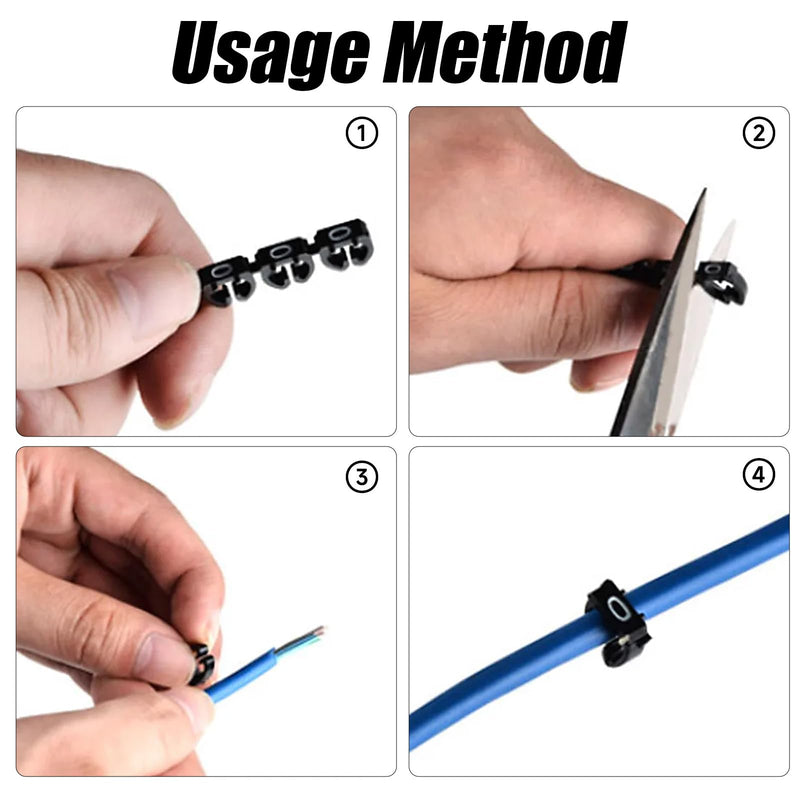 Wire Number Labels, 0.2 x 0.1in Colorful Wire Number Tube Cable Marker, Digital Number Clip on Wire Marker, Plastic Wire Numbering Marker for Wires Management, 100Pcs 100PCS 14AWG 2.5mm²
