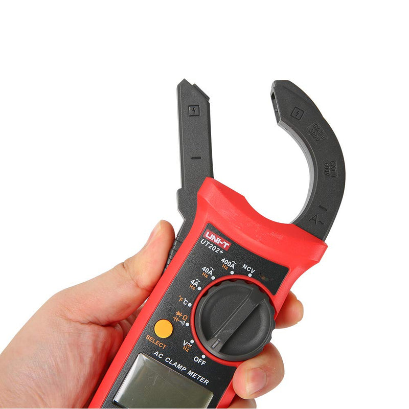 [Australia - AusPower] - UNI-T UT202+ Portable Multimeter Automatic Range True RMS Clamp Meter with LCD Display 