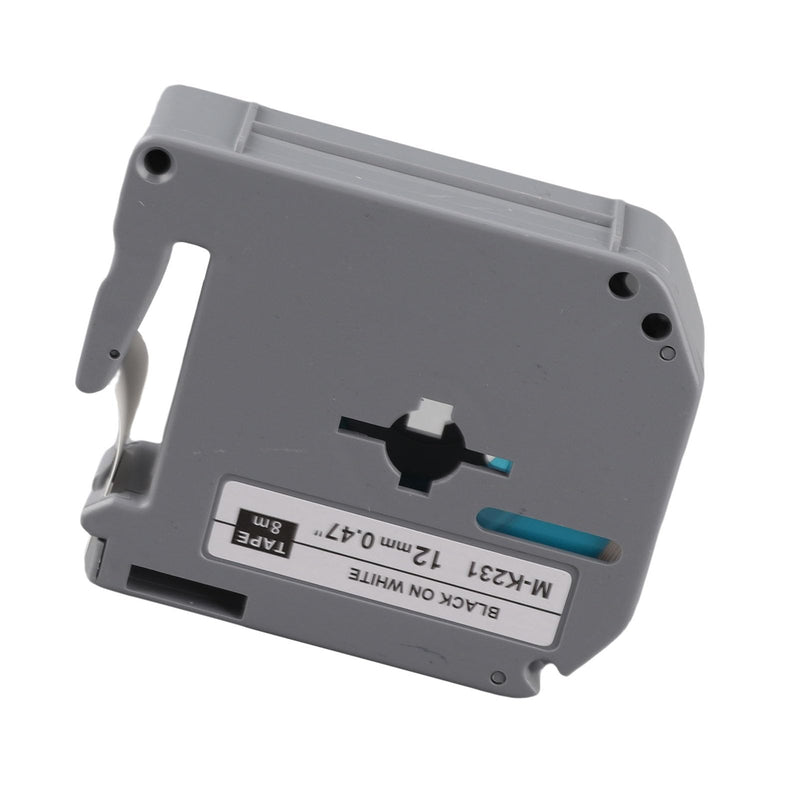Jeffergarden 12mm Label Tape, PET Material Alcohol with Strong Adhesion for Label Printer PT 65 PT 70 PT 80