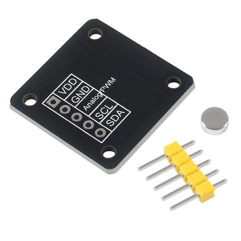 [Australia - AusPower] - 2pcs MT6701 Magnetic Encoder Magnetic Induction Angle Measurement Sensor Module 3.3V 14bit High Precision Replace AS5600 