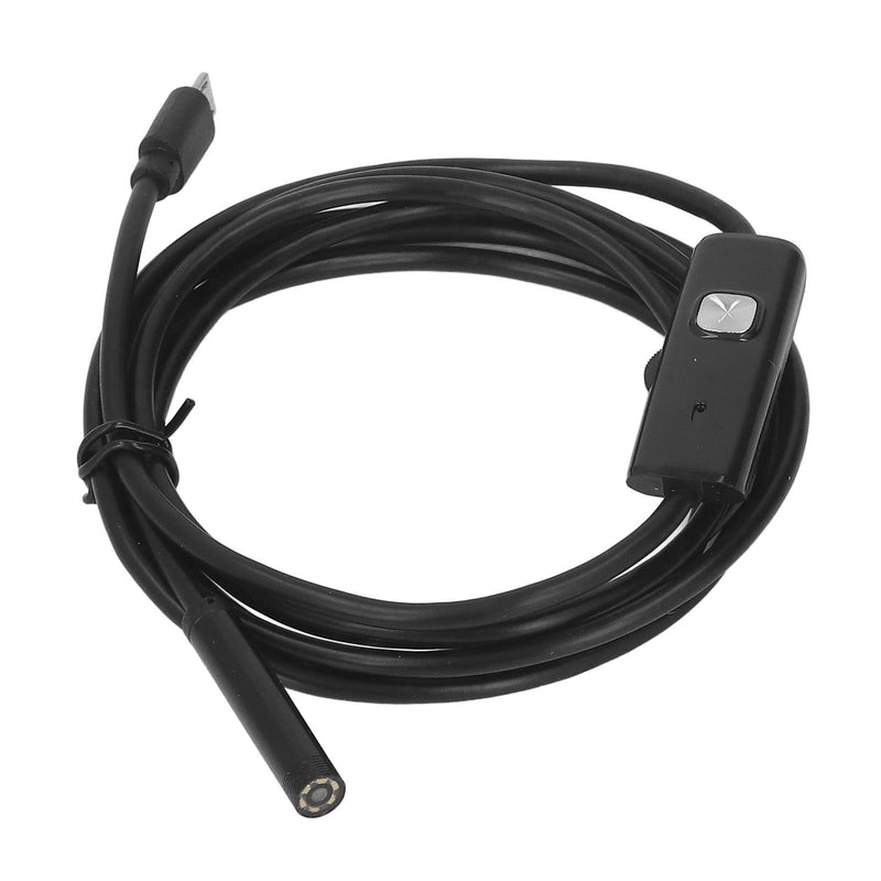 [Australia - AusPower] - USB Endoscope Inspection Camera, Industrial Endoscope Camera with 6 Adjustable LED Lights, 0.3MP Camera for Pipe Inspection, Car Maintenance, Underwater Viewing (1M) 