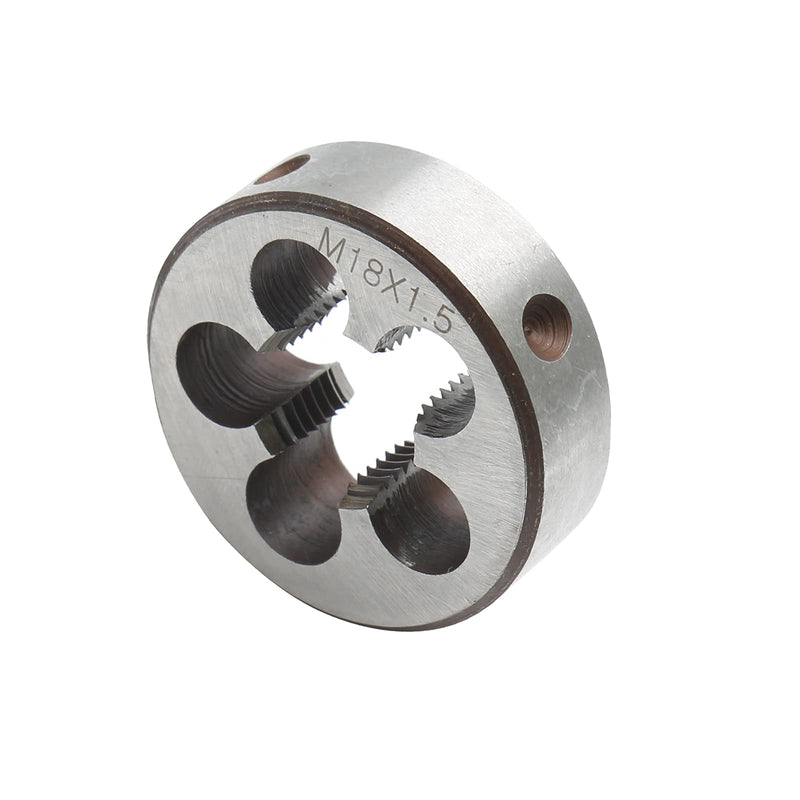 [Australia - AusPower] - M18 x 1.5 Metric Right Hand Thread Die for Threading, 18mm Thread & 1.5mm Pitch, Alloy Steel M18 x 1.5 