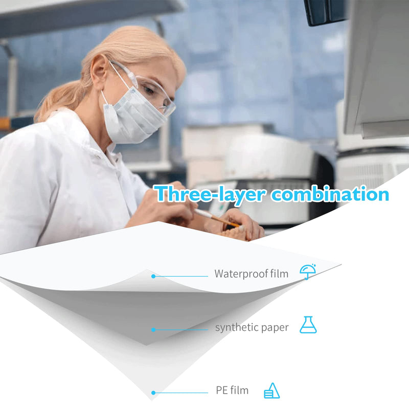 [Australia - AusPower] - ANNWAH 100 Sheets Disposable Dental Mixing Pads - 2 Sides Mixed Paper Multi Purpose Waterproof Mixing Boards for Blend Dental Repairs Fillings Material Composites Rubber Based (Small) Small 