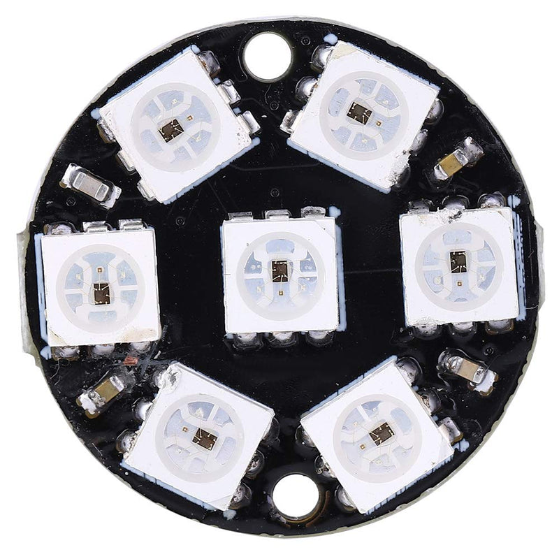 Pack of 10 LED Drivers, Round Built-in Color Light Ws2812b Ring 5050 WS2812 Development Board 7 Bit Cjmcu Bit WS2812 RGB