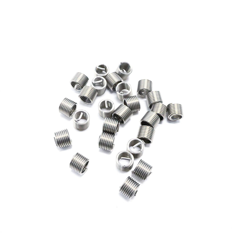 [Australia - AusPower] - XT AUTO 30pcs Stainless Steel M12 x 1.75mm Thread Repair Insert Kit Compatible Hand Tool Set for Auto Repairing 
