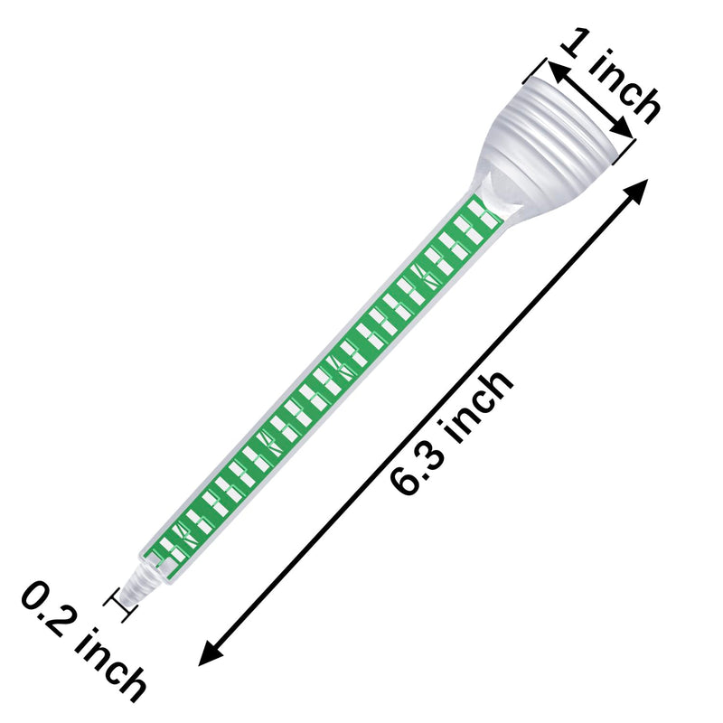 [Australia - AusPower] - Epoxy Mixing Nozzle Adhesive Static Mixing Nozzle Tip Resin Mixer Adhesive Cartridges Tip Mixer Nozzles (1:1/1:2 ratio) 10 PCS 
