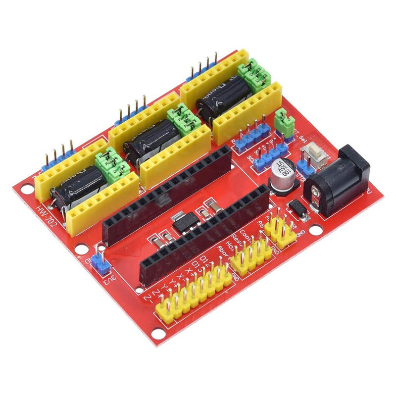 [Australia - AusPower] - HiLetgo 2pcs 3D Printer Stepper Motor Driver CNC Shield V4 Engraving Machine Expansion Board for Arduino Nano 3D Printer A4988 