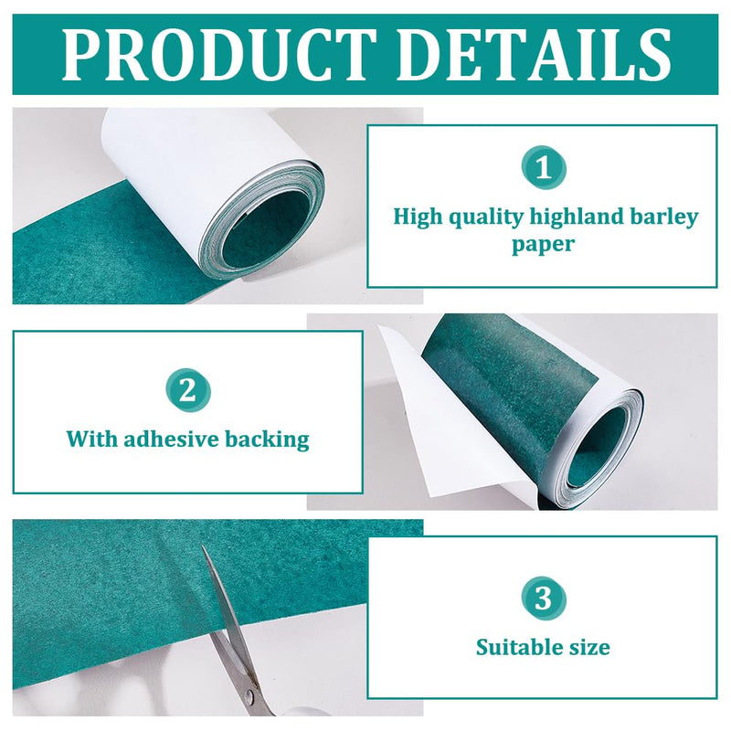 AHANDMAKER Electrical Insulating Adhesive Paper 1 Roll 80mm(3.15in) Width 5m Length Green One Side Self-Adhesive Battery Pack Insulator for 18650, 21700, 26650 Batteries for Electrical Protection