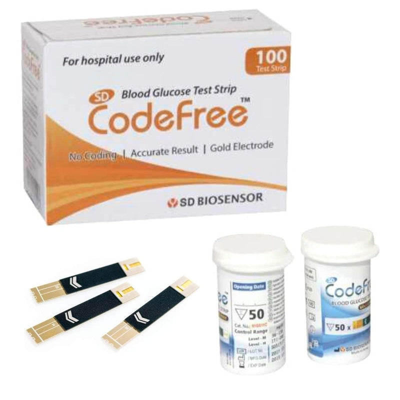 [Australia - AusPower] - SD Codefree Blood Glucose Test Strips 