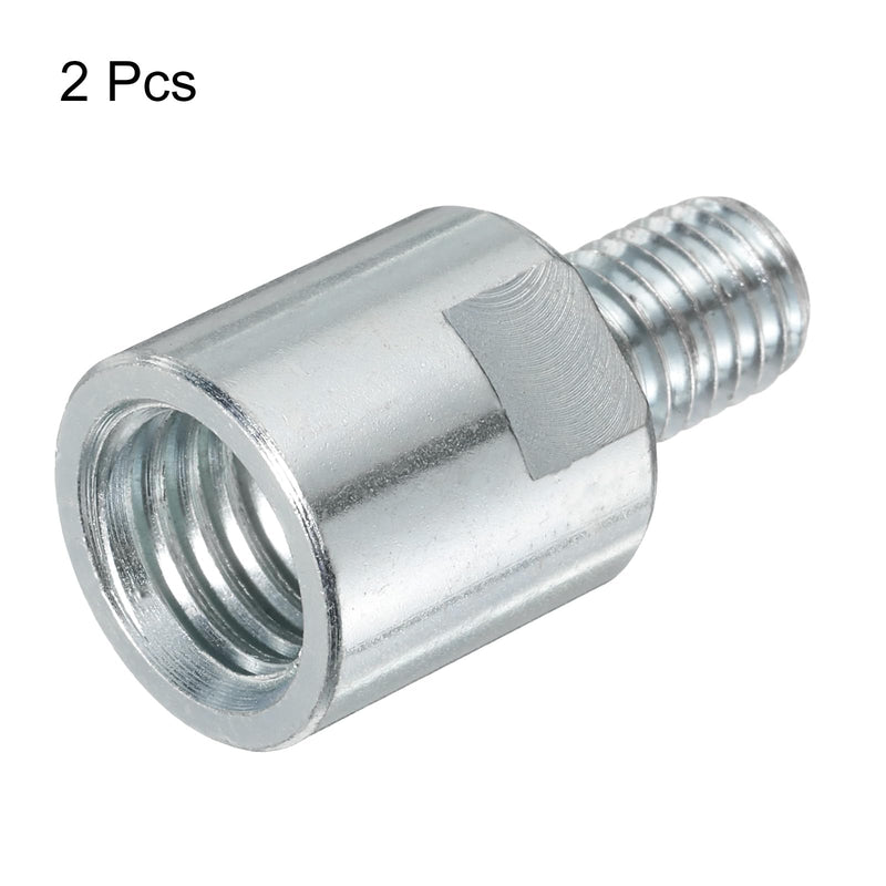 QUARKZMAN M14 Female to M10 Male Adapter Polisher Adapter Pack of 2 | Connection rotary tool connection thread adapter conversion tool, for core drill polishing wheel