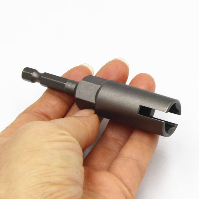 [Australia - AusPower] - 2Pcs Slot Wing Nut and 2Pcs Deep Power Wing Nut Driver for Panel Nuts Screws Eye Q Hanger C Hook Bolt 2Set 