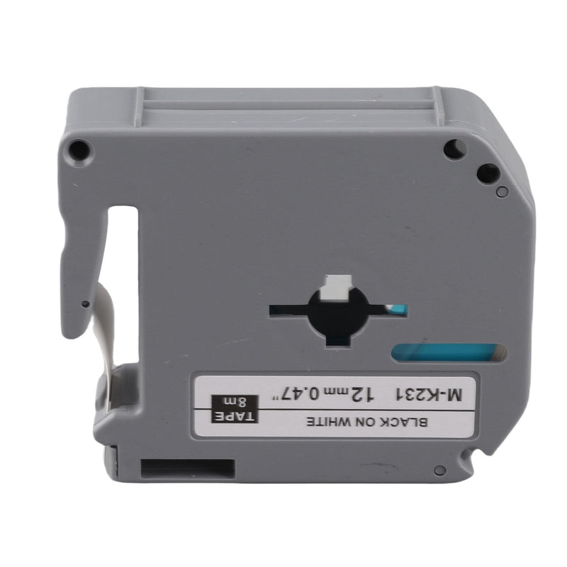 Jeffergarden 12mm Label Tape, PET Material Alcohol with Strong Adhesion for Label Printer PT 65 PT 70 PT 80