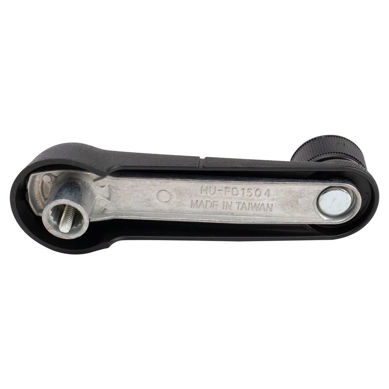 [Australia - AusPower] - TRQ 2pc Manual Window Crank Handle Pair LH Driver & RH Passenger Set Textured Black for Ford Bronco Explorer F150 