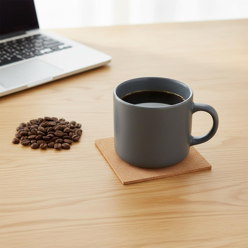 15 PCS Adhesive Cork Sheets 1mm Thick 4"X 4" Cork Sheets with Adhesive Backing for DIY Coasters Crafts Wall Decor Coffe Crafts Insulation Wedding Party