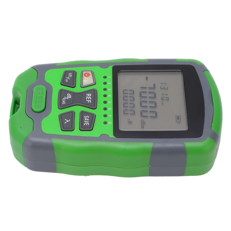 [Australia - AusPower] - Generic Mini Optical Power Meter Red Light Fiber Optic Cable Power Tester with USB Charging Cable (10MW), Genericf4rzv65wg7-12 