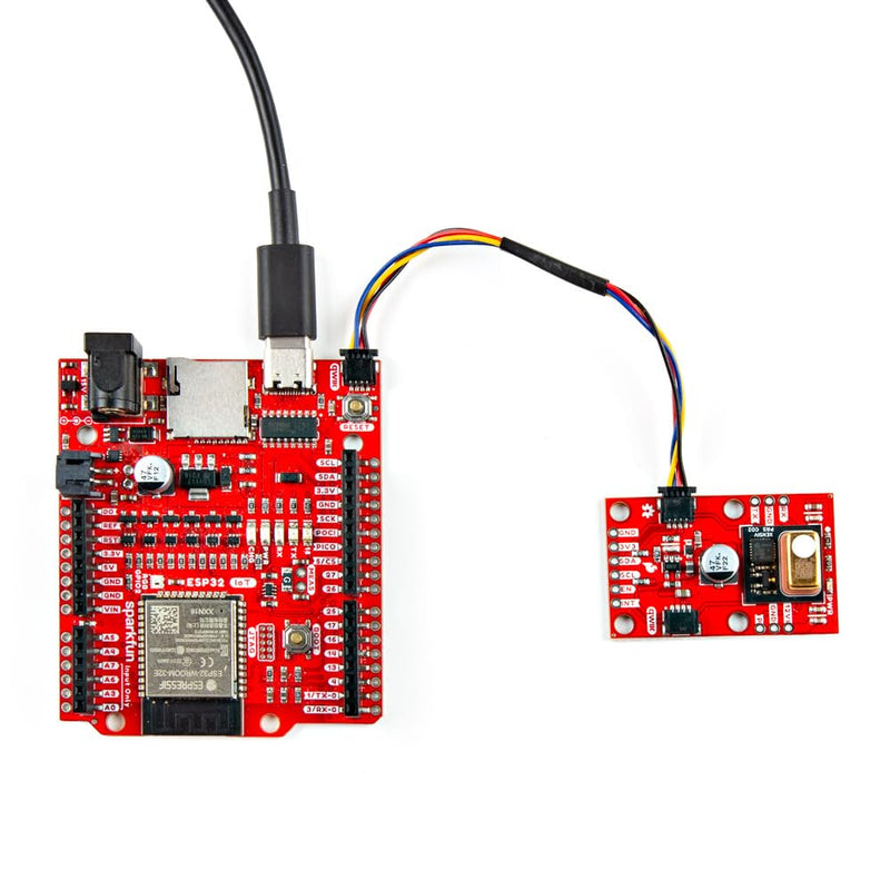 [Australia - AusPower] - SparkFun Photoacoustic Spectroscopy CO2 Sensor - PASCO2V01, IR emitter (Qwiic) Photoacoustic Spectroscopy Measurement System, Integrated Microcontroller, Dimensions: 1in. x 1.6in 