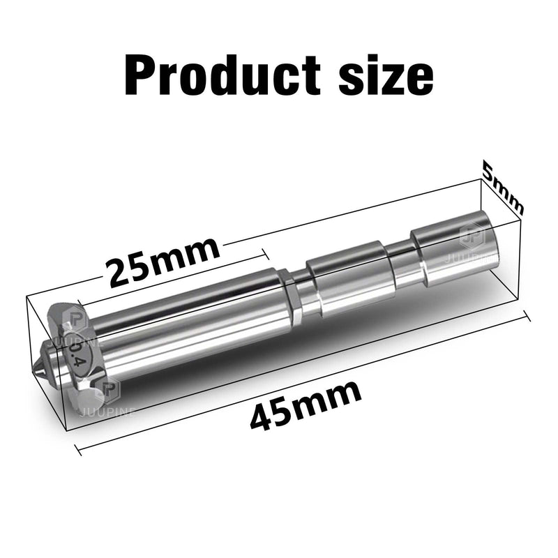 for Anycubic Kobra 3 Max Nozzle&Hotend(0.4mm) New Upgrade with 0.6MM and 0.8MM Quick Change High Flow Integrated Hardened Steel Nozzle Throat Extruder Kit for Anycubic Kobra 3 Max Combo 3D Printer 0.4mm Hotend with 2 PCS Nozzle