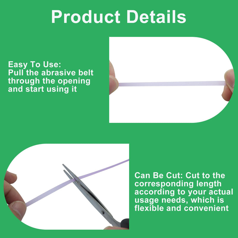 [Australia - AusPower] - Dental Polishing Strips, 4mm x 6m Dental Polisher, 3 Rolls Tooth File Teeth Sanding Grinding Tool (Coarse, Fine,Medium) 