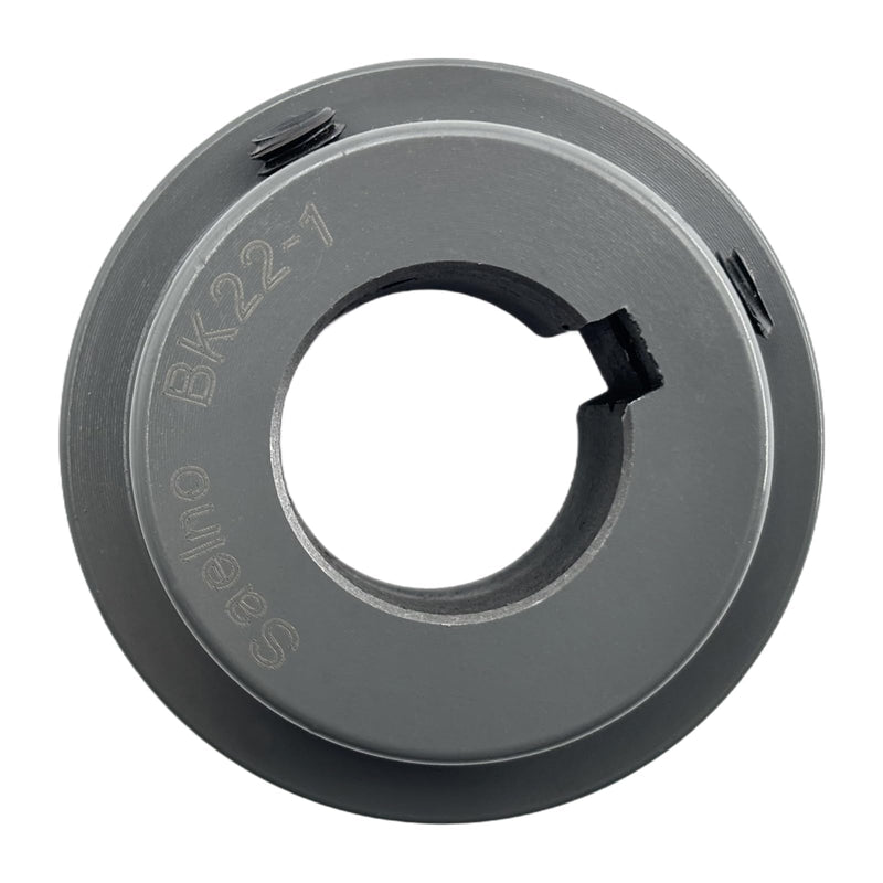 [Australia - AusPower] - BK22-1 Single Groove Fixed Bore V Belt Pulley,1 inch bore,2.35 inch Outside Dia,V-Belt Sheave Cast Iron for A AX B BX 4L 5L V-Belts 